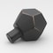 Gliderite Hardware 1-1/2 in. Faceted Knob Oil Rubbed Bronze 5826-ORB-1 - alternate 3